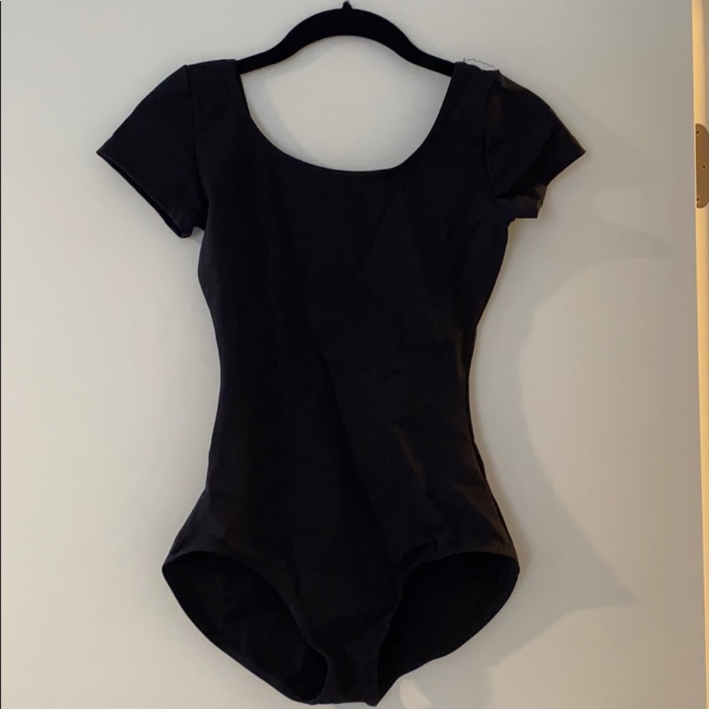 Capezio black leotard